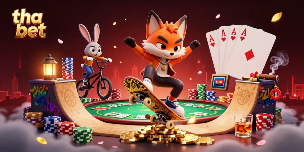 Experience thrilling adventures at tha bet with vibrant graphics showcasing casino excitement.