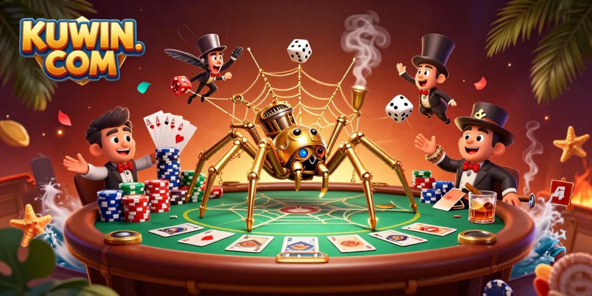 Catch fortune at KUWIN. COM with a steampunk twist in this vibrant casino scene.