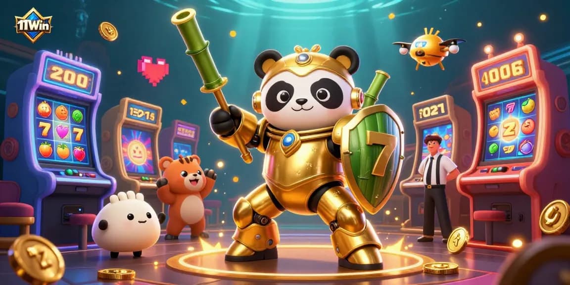 Experience exhilarating gameplay with 11Win's vibrant slot machines and dynamic casino action.