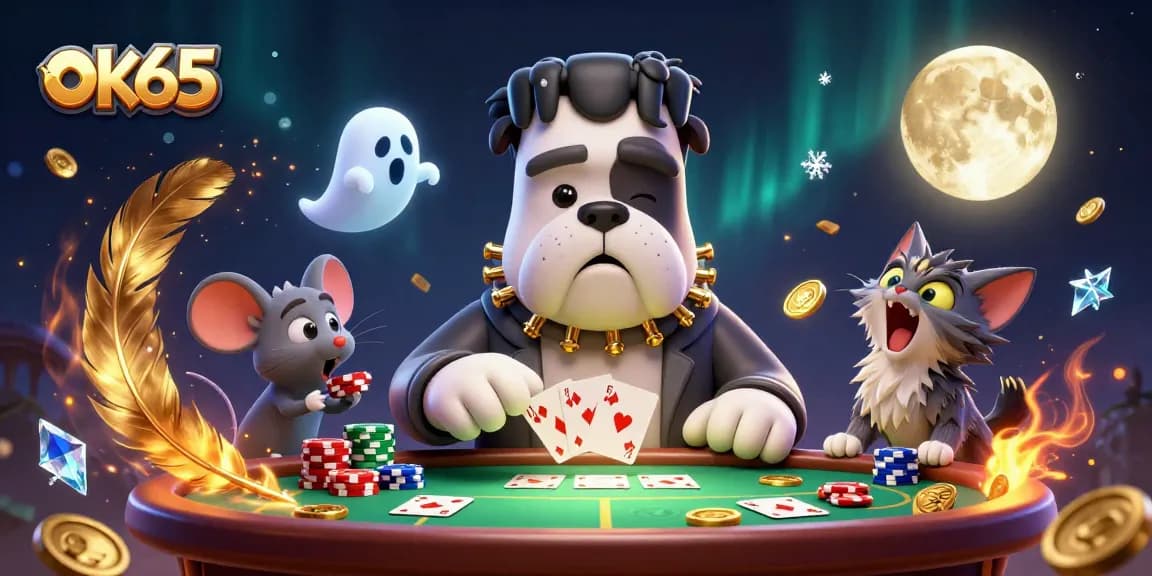 Join the thrilling poker game and win big with ok65 in this enchanting casino atmosphere.