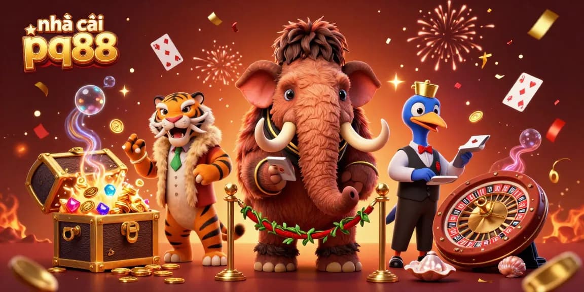 Experience exhilarating gameplay at nhà cái pq88 with vivid casino action and vibrant characters in an engaging scene.