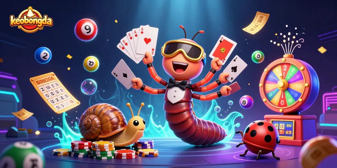 Engage in keobongda action with vibrant characters, lottery visuals, and dynamic gaming elements.