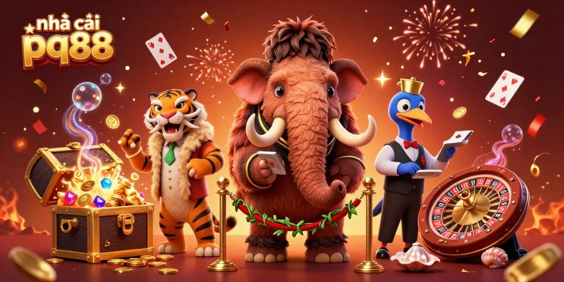 Experience exhilarating gameplay at nhà cái pq88 with vivid casino action and vibrant characters in an engaging scene.