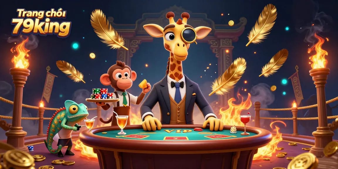 Experience vibrant gaming action at Trang chủ 79king with high-roller giraffe and dynamic casino elements.