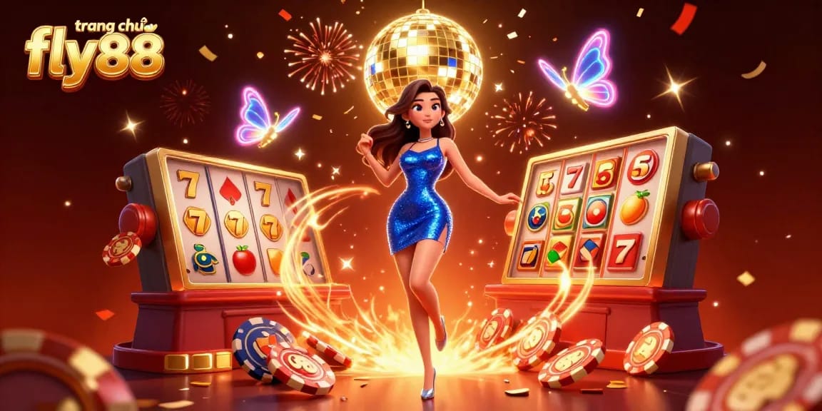 Play slots and win big at trang chủ fly88 with dazzling 3D casino illustration.