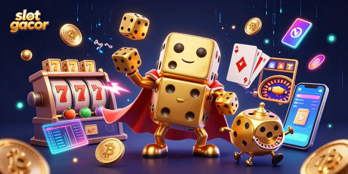 Spin the reels with slot gacor featuring exciting 3D coin elements and vibrant characters.