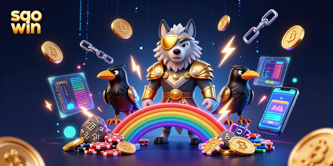 Experience the excitement of Sao Win with vibrant casino graphics and dynamic game elements.