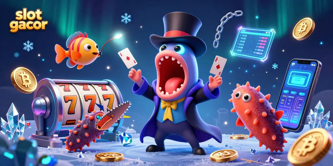 Experience the thrill of slot gacor with our vivid underwater casino magic scene.