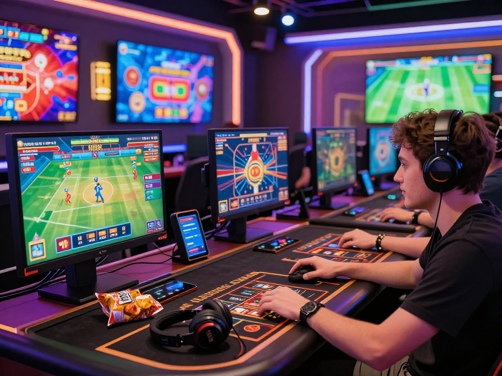 Player enjoying TK999's live casino and sports betting, showcasing an immersive gaming experience.