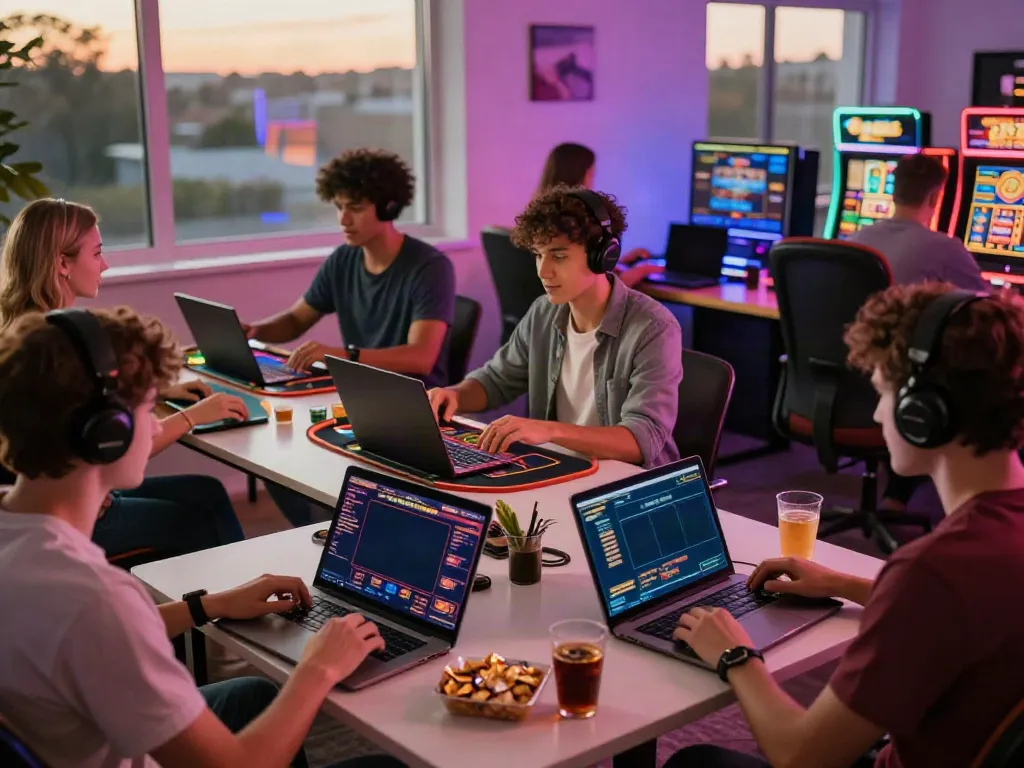 Players enjoying thrilling games not on gamstop in a cozy gaming setup.
