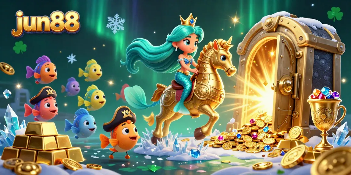 Join the fun at jun88 and win with exciting treasure-filled casino adventures featuring a mermaid princess!