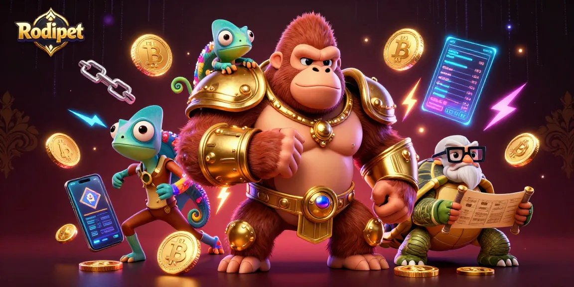 Spin the reels with Rodipet as the king gorilla dominates the gaming scene.