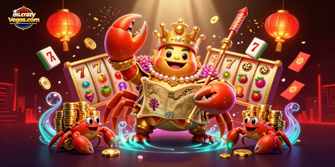 Experience the excitement at au.crazyvegas.com best australian online casino real money with 3D casino-themed characters and dynamic elements.