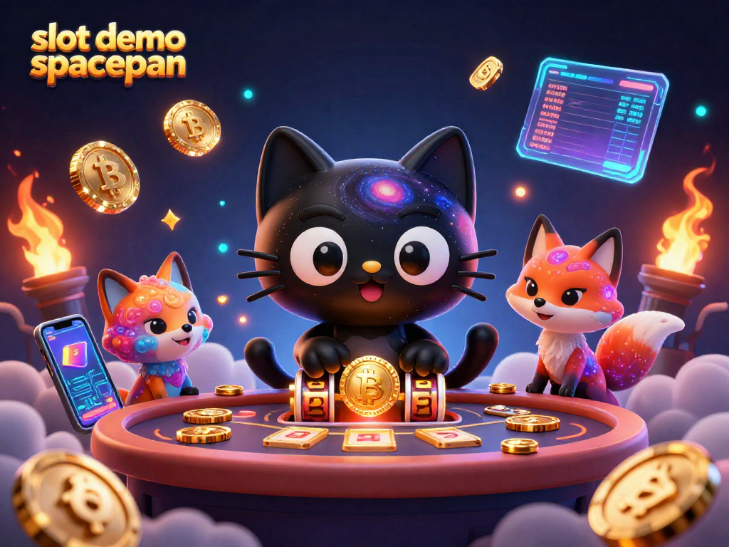 Engage in thrilling gameplay with slot demo spaceman amidst colorful cosmic elements and dynamic casino atmosphere.