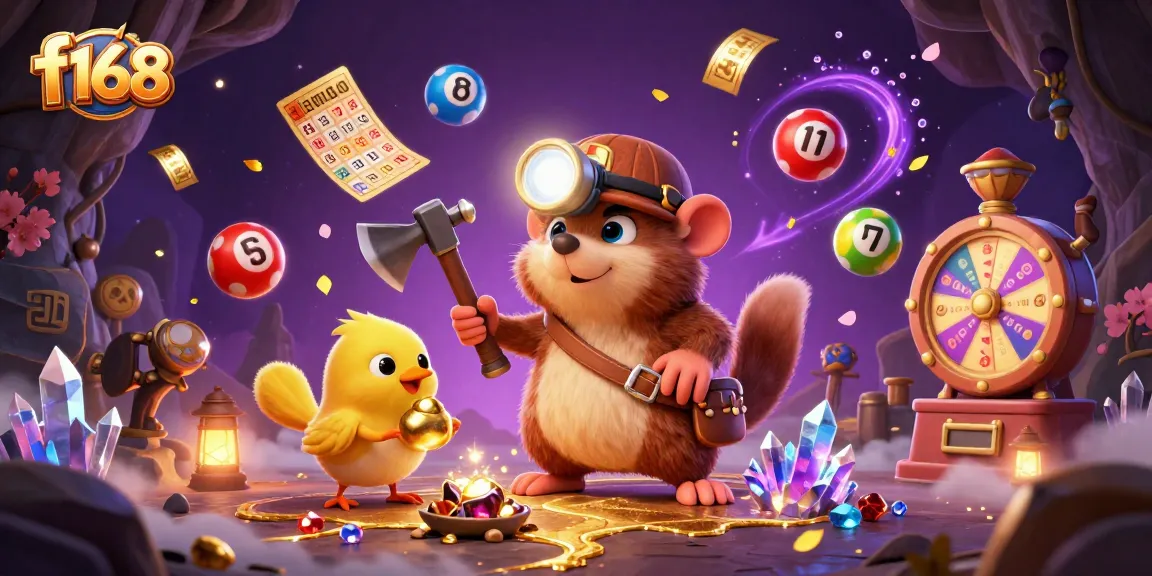 Experience the excitement of f168 with a treasure hunter in a vibrant casino adventure.