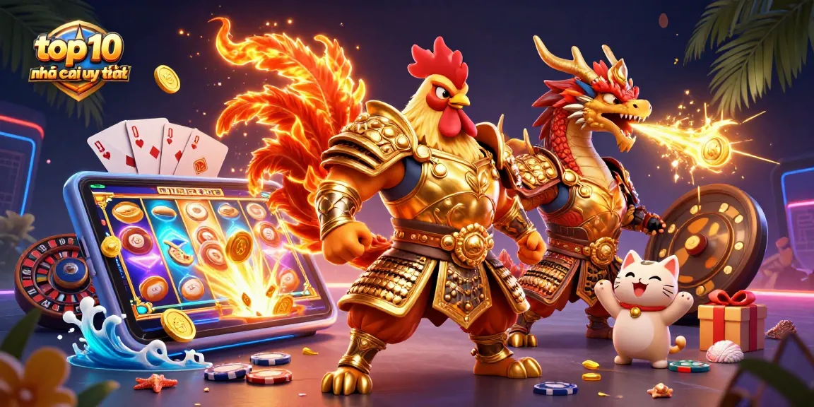 Experience the excitement of top 10 nhà cái uy tín with dynamic casino characters in action.
