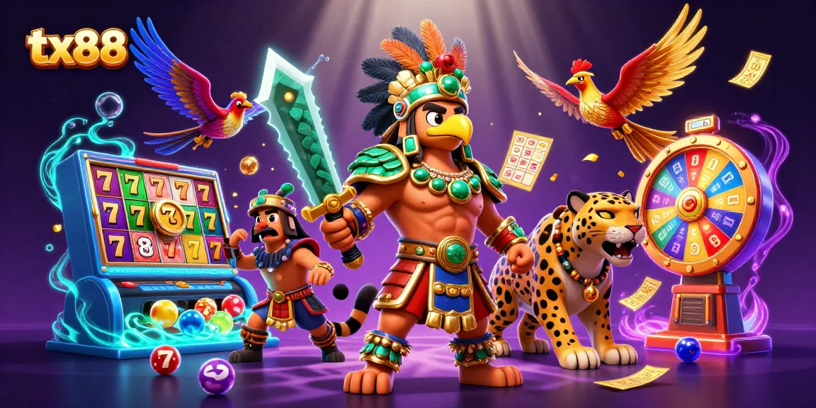 Engage with tx88 in a vibrant online casino scene filled with exciting slot games and dynamic prize elements.