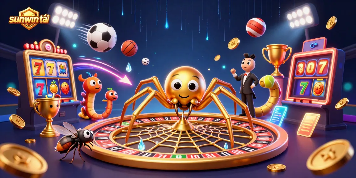 Experience thrilling gameplay with sunwin tải in this immersive 3D casino scene featuring dynamic slots and betting action.