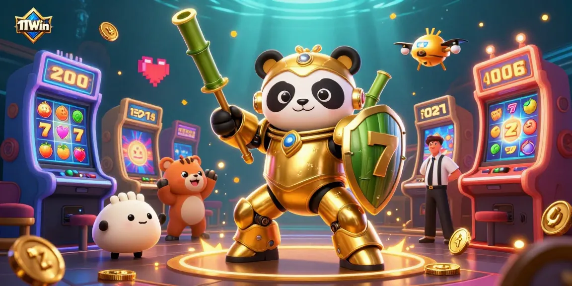 Experience exhilarating gameplay with 11Win's vibrant slot machines and dynamic casino action.