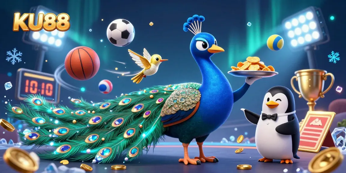 Experience thrilling gameplay with KU88's rich casino world featuring animated characters and dynamic gaming elements.